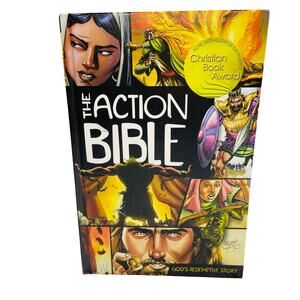 The Action Bible Hardcover Graphic Novel by Sergio Cariello -Christian Kids Book